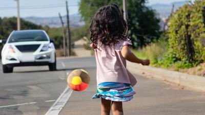 More safety for pedestrian children